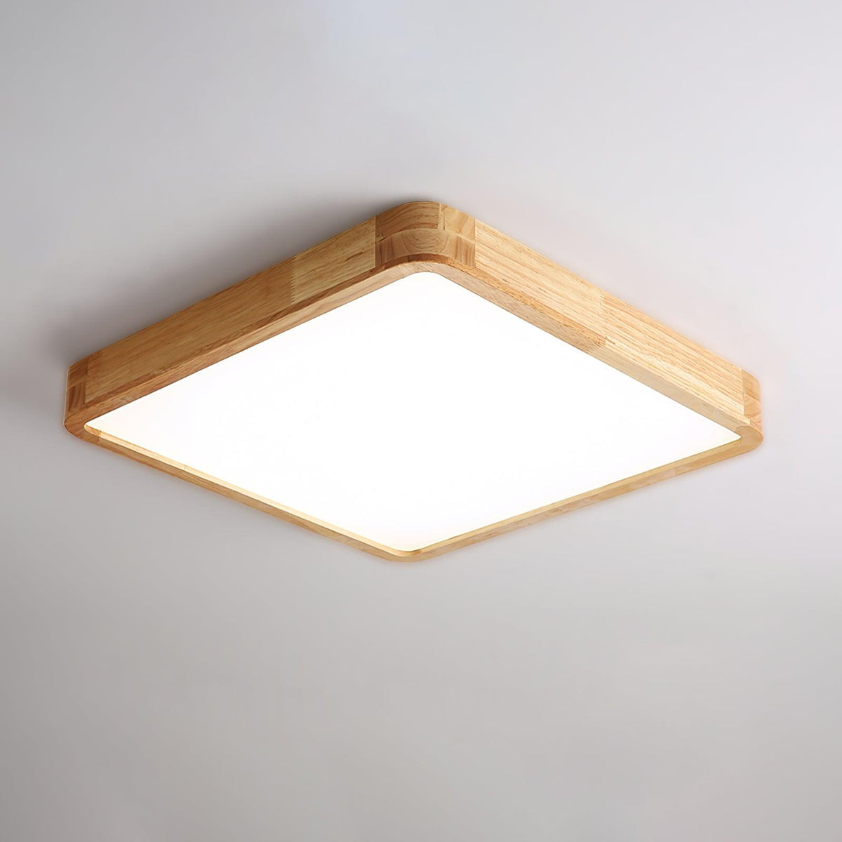 Aldalaya Plafondlamp Houten Geometrisch LED