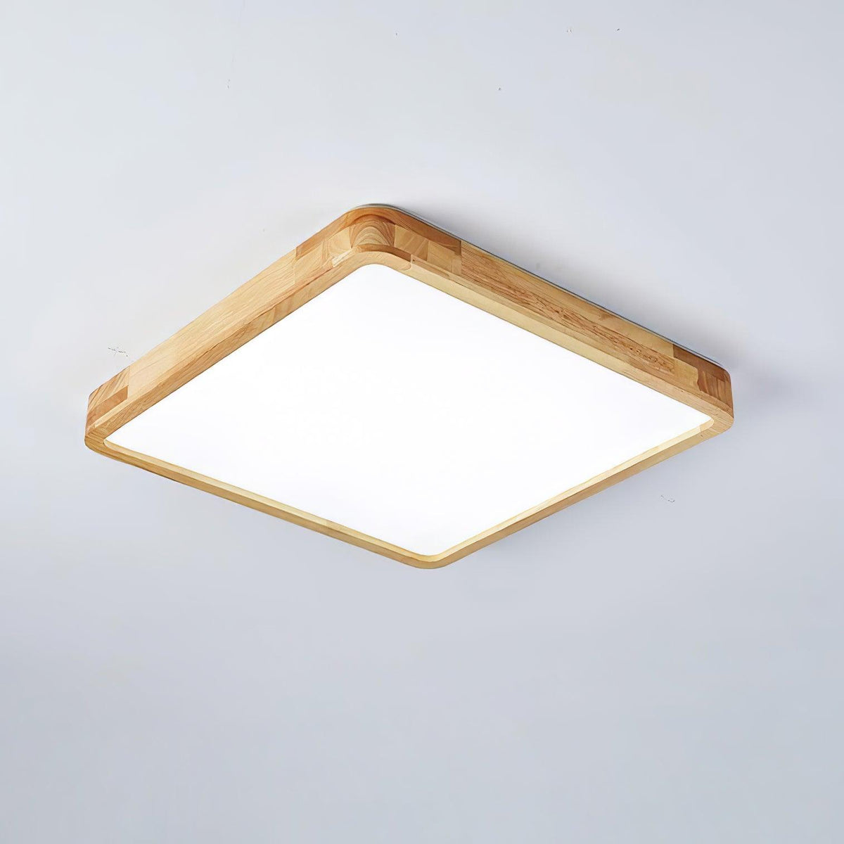 Aldalaya Plafondlamp Houten Geometrisch LED