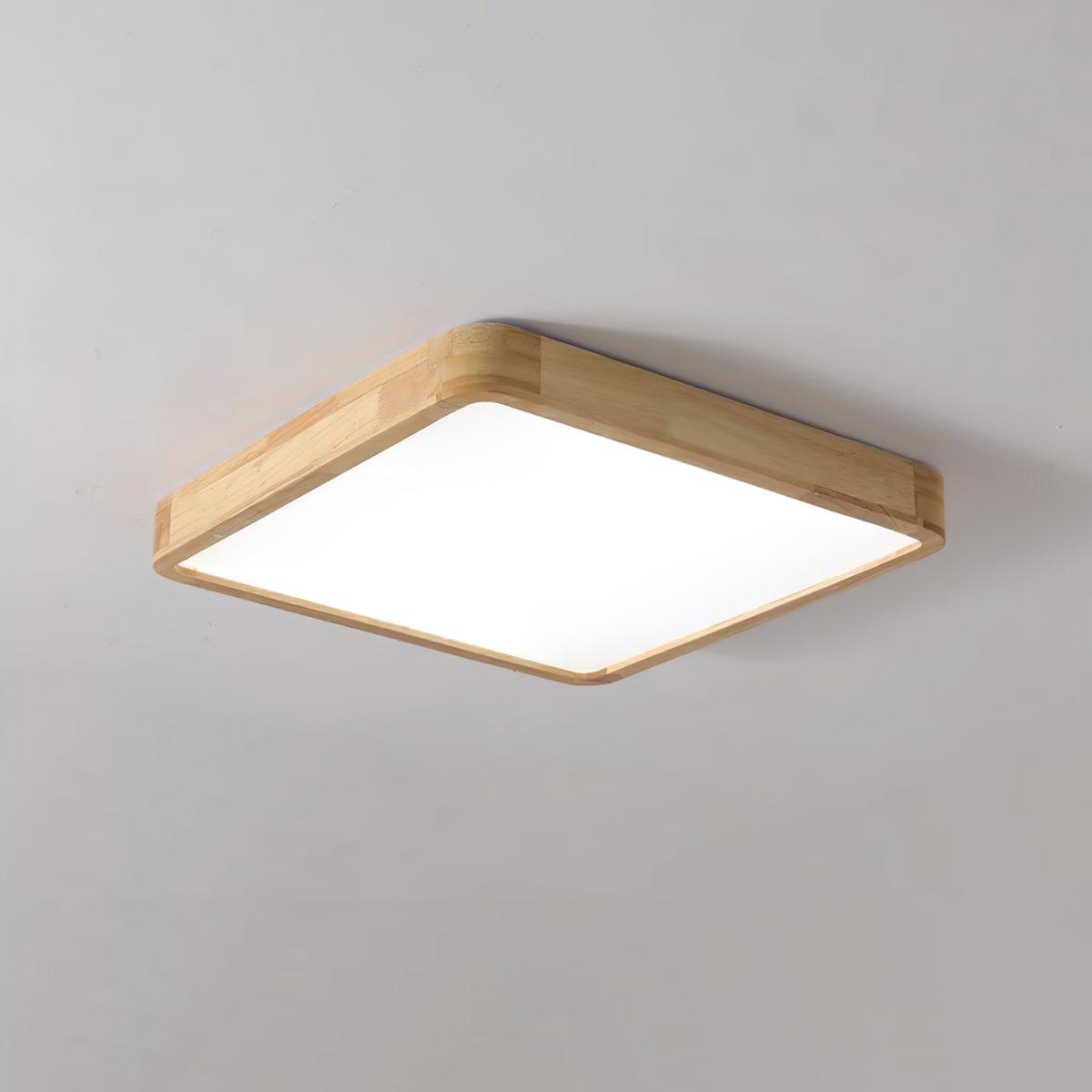 Aldalaya Plafondlamp Houten Geometrisch LED