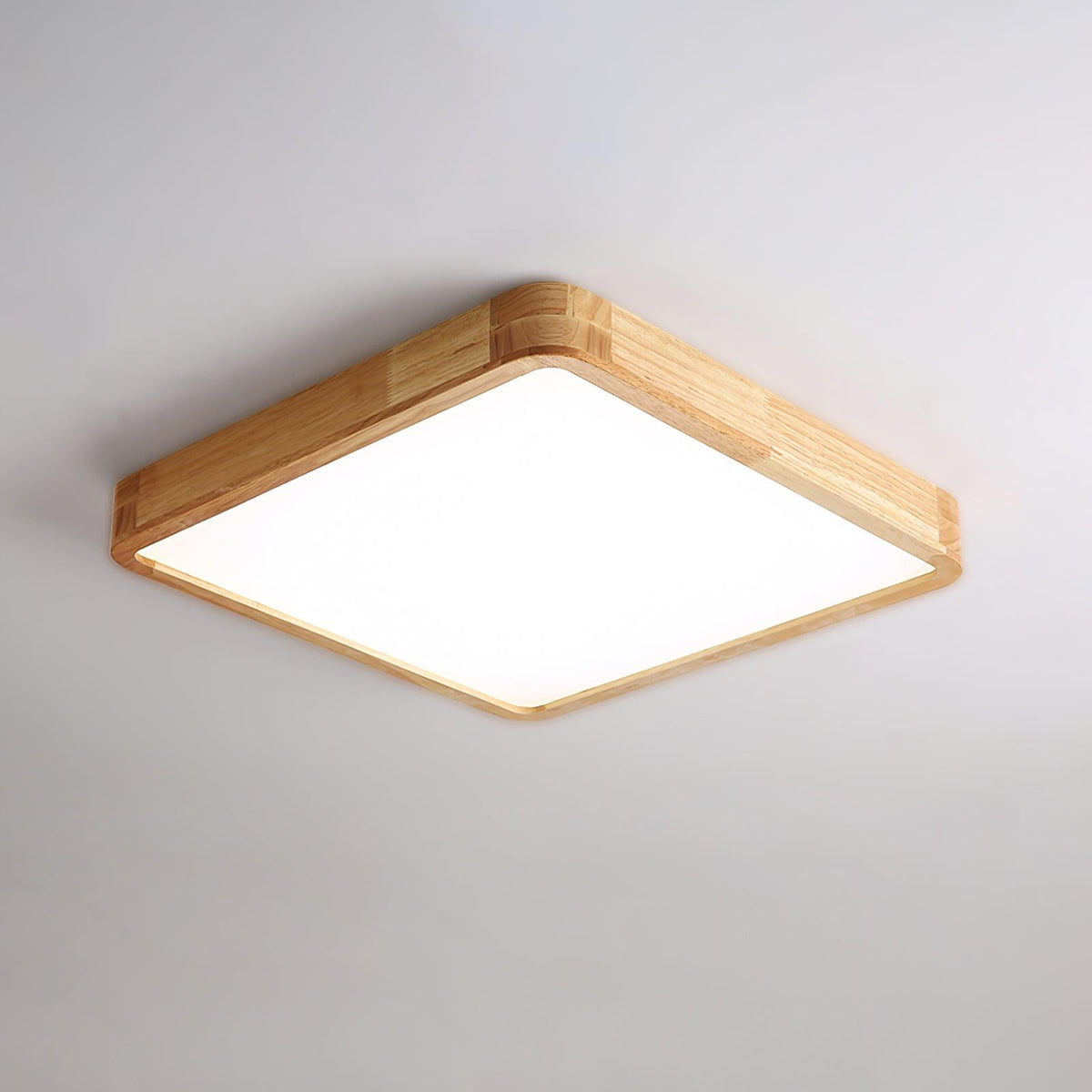 Aldalaya Plafondlamp Houten Geometrisch LED