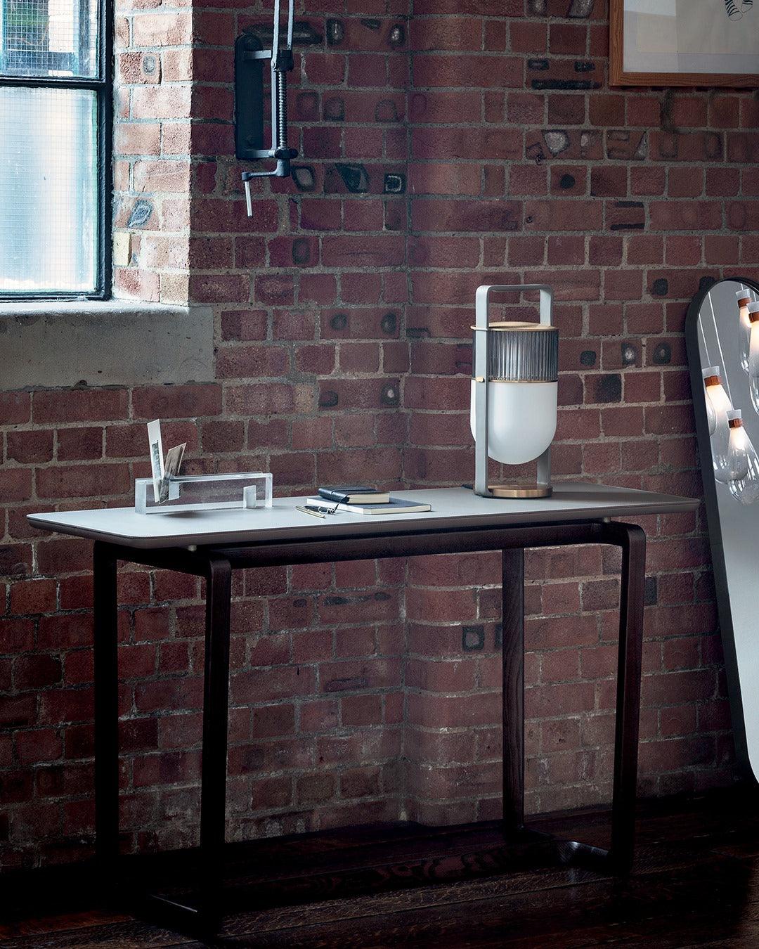 Kiorven artistieke tafellamp van glas