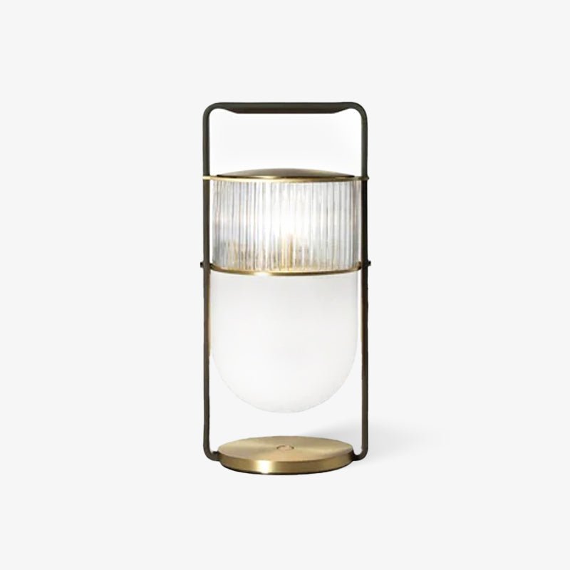 Kiorven artistieke tafellamp van glas