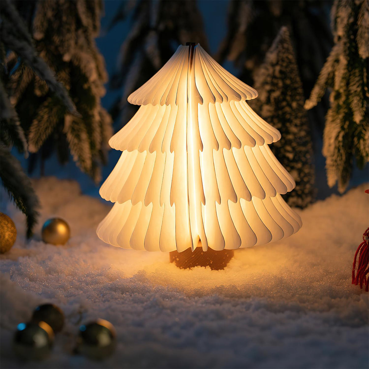 Xmas Tree Fold tafellamp