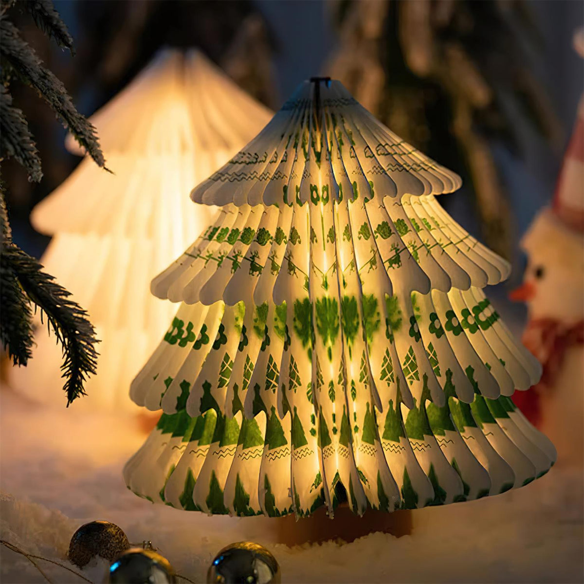 Xmas Tree Fold tafellamp