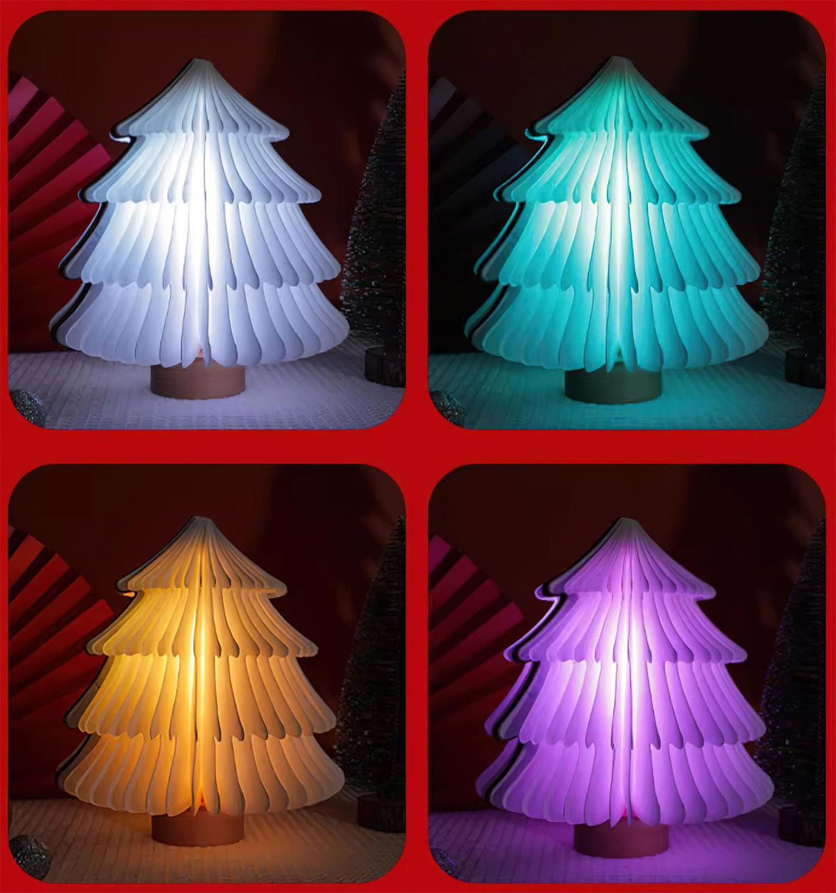 Xmas Tree Fold tafellamp