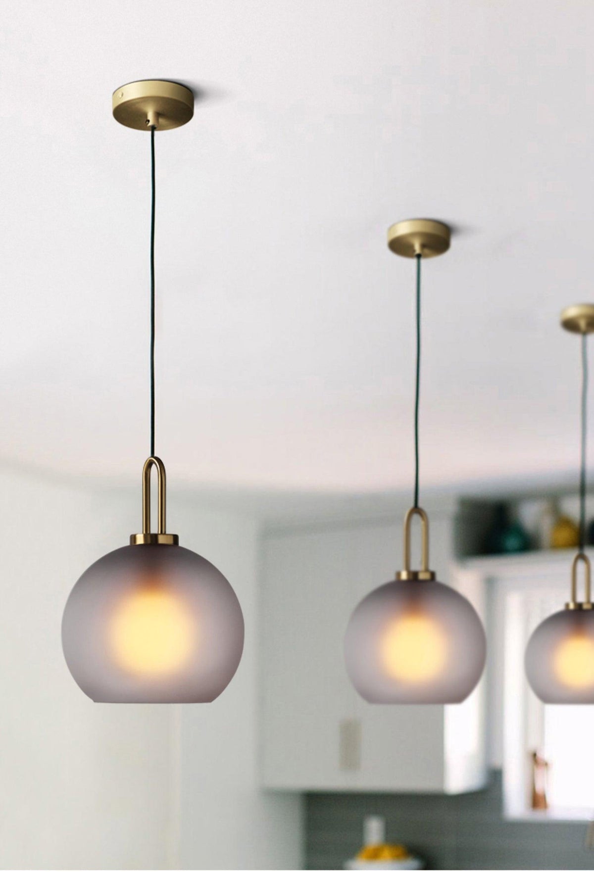 Eirisina hanglamp Pendulum met glazen kap
