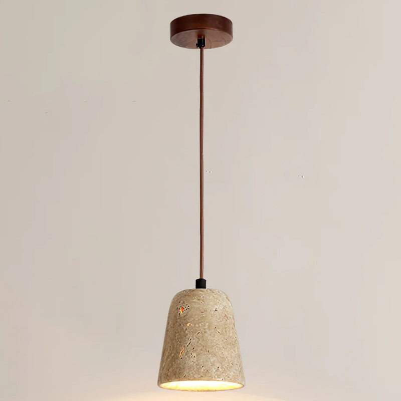 Seroaya travertin hanglamp Zes Stijl