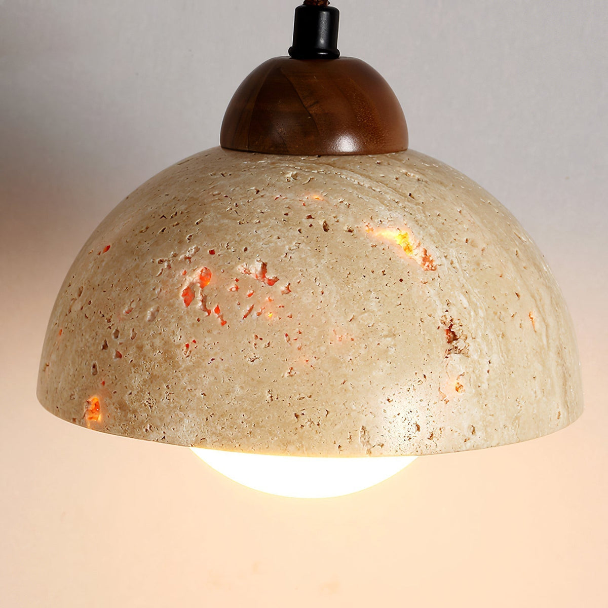 Seroaya travertin hanglamp Zes Stijl