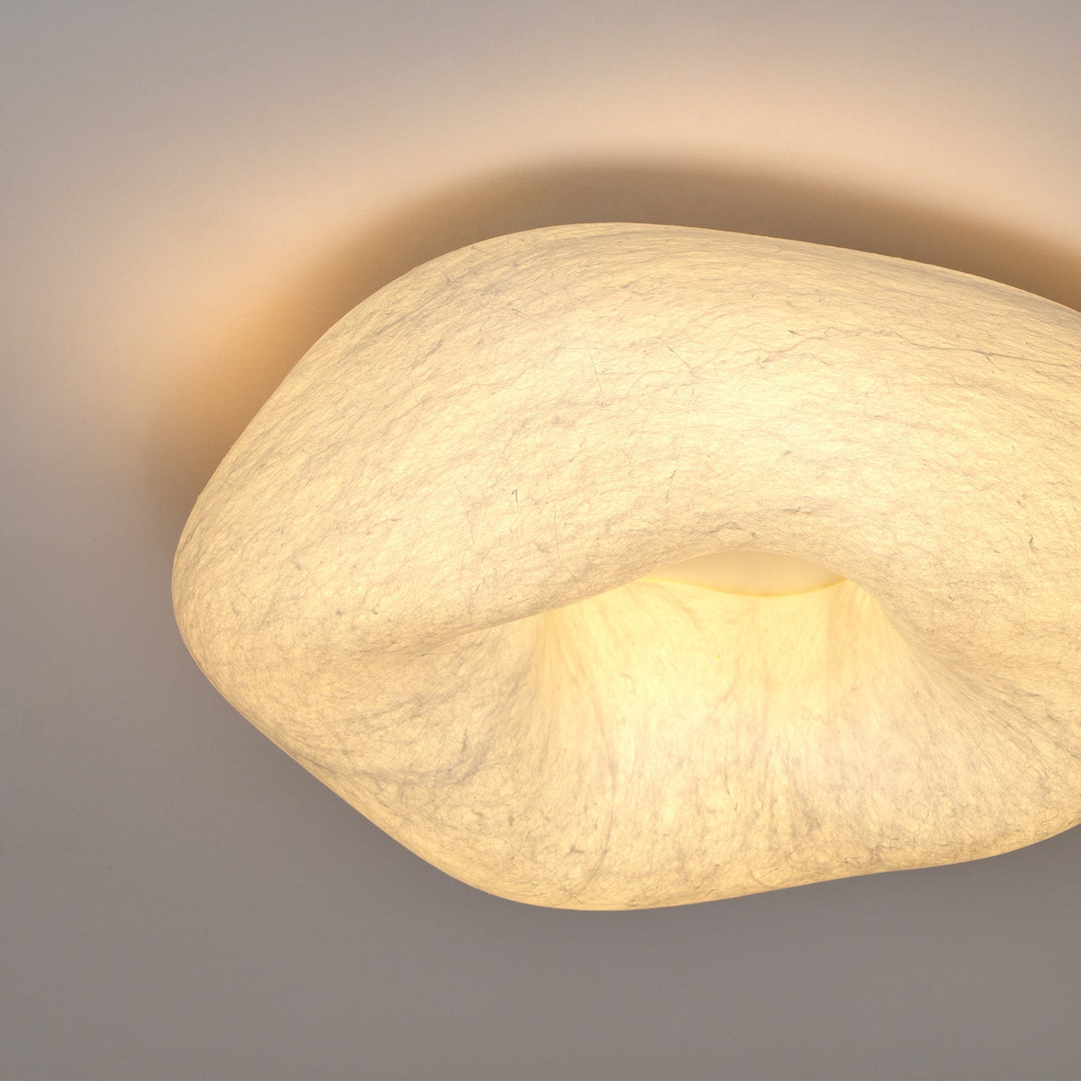 Calerelle plafondlamp met wolkenvorm zijde elegant