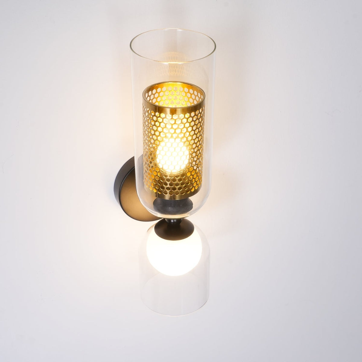 Alvynan Premium Noordse kunst glas wandlamp