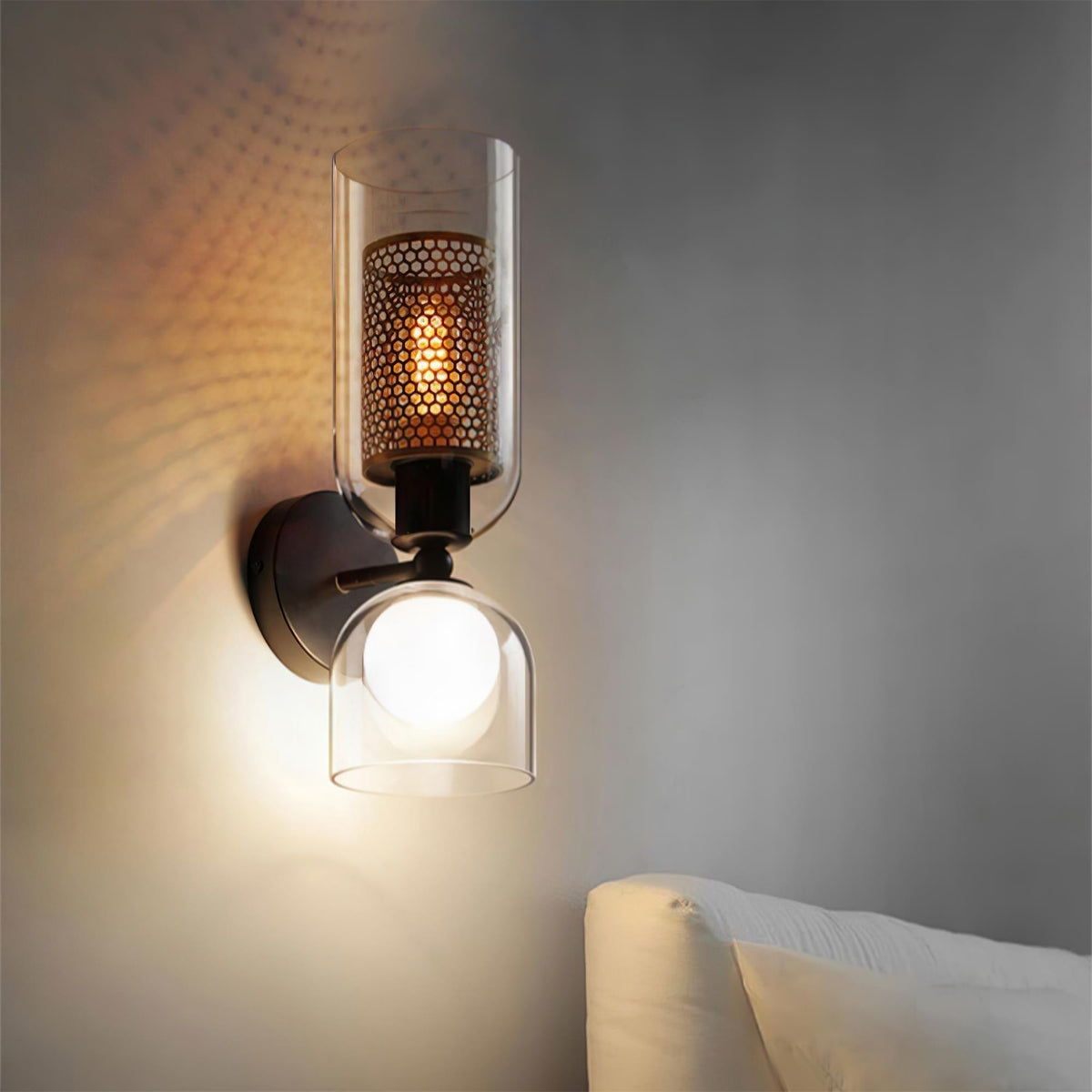 Alvynan Premium Noordse kunst glas wandlamp