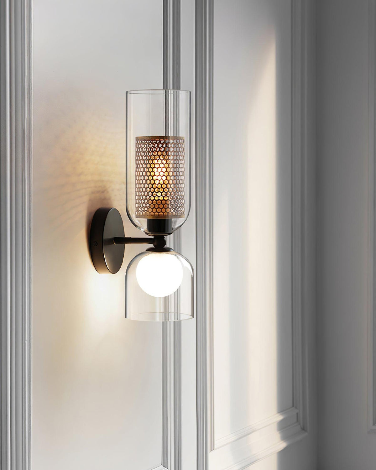 Alvynan Premium Noordse kunst glas wandlamp