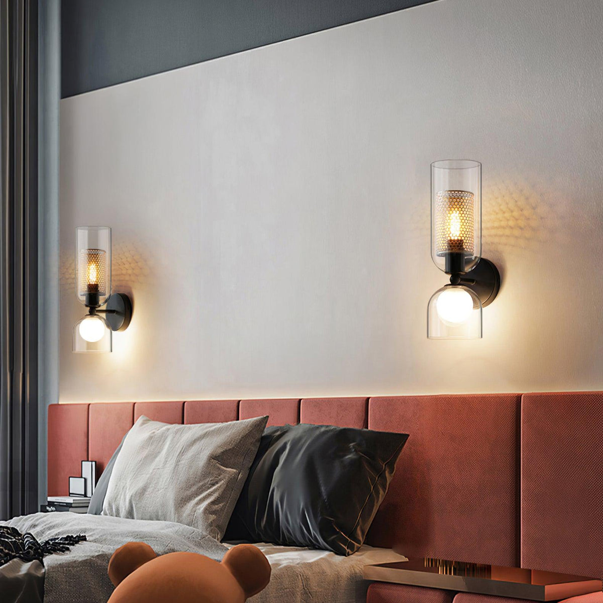 Alvynan Premium Noordse kunst glas wandlamp
