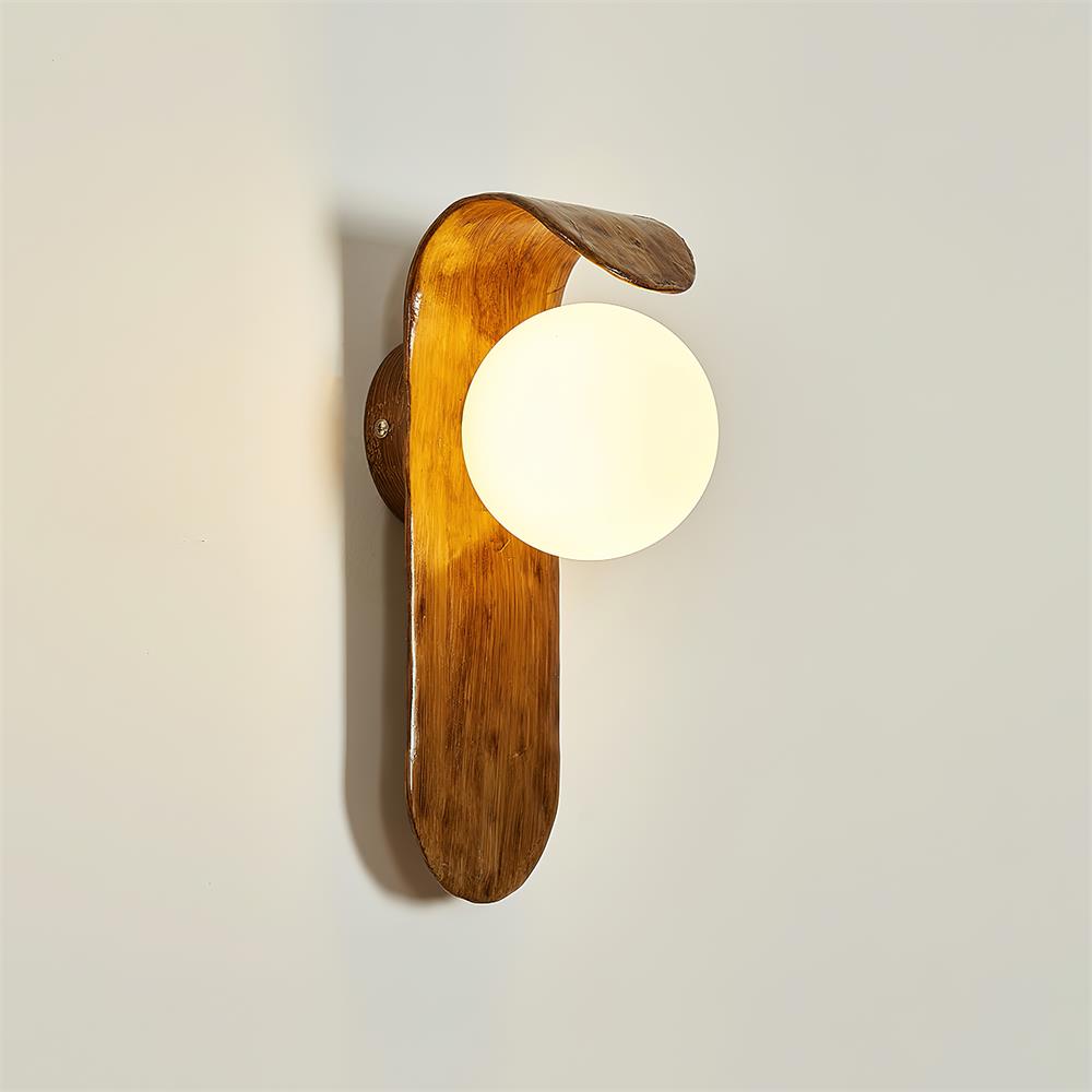 Gavino wandlamp van hout