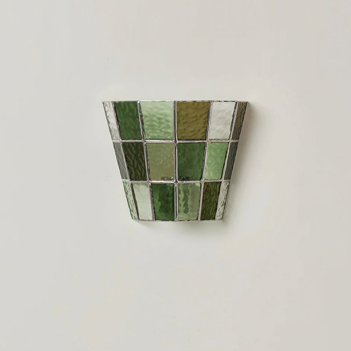 Saffrienne wandlamp met glas