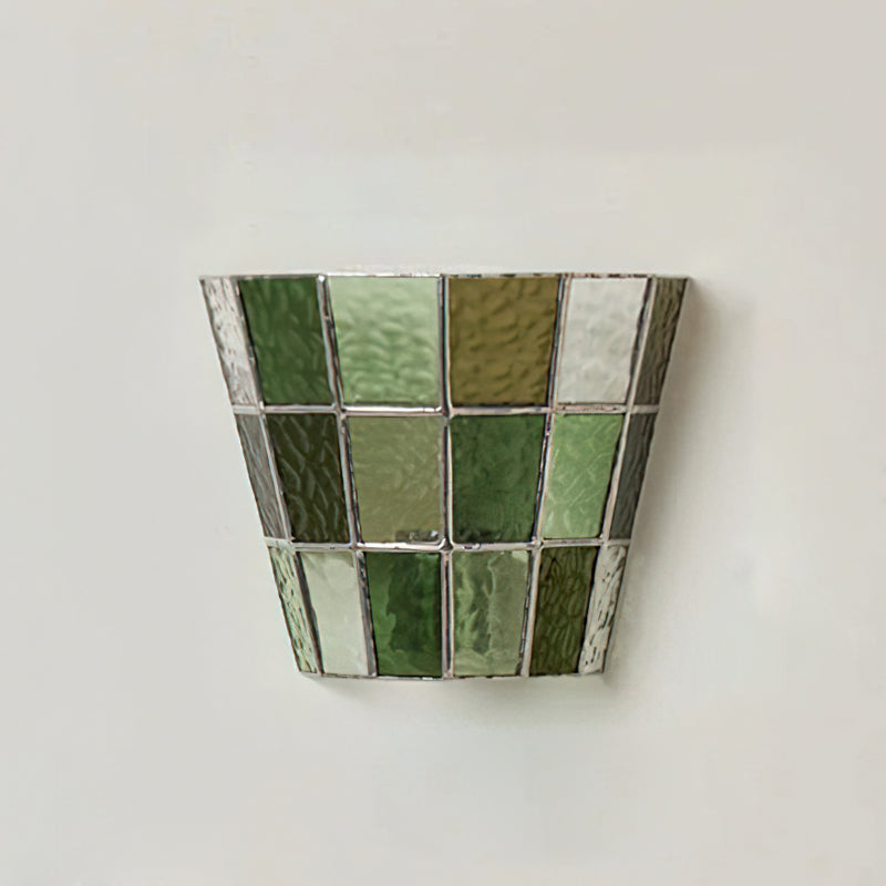 Saffrienne wandlamp met glas