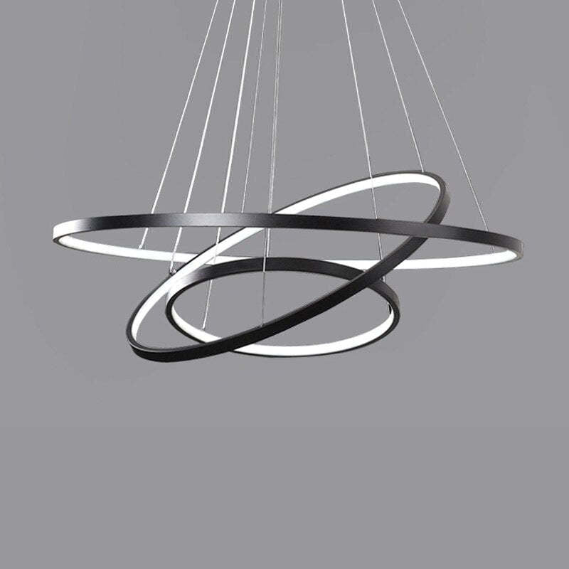 Alonza Design LED Hanglamp Gouden Wit Zwart Metaal Glas Eetkamer