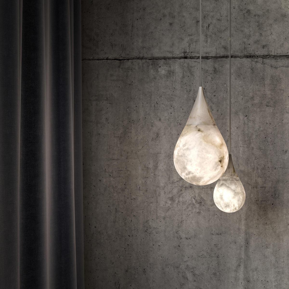 Sorvx hanglamp met marmeren regendruppels