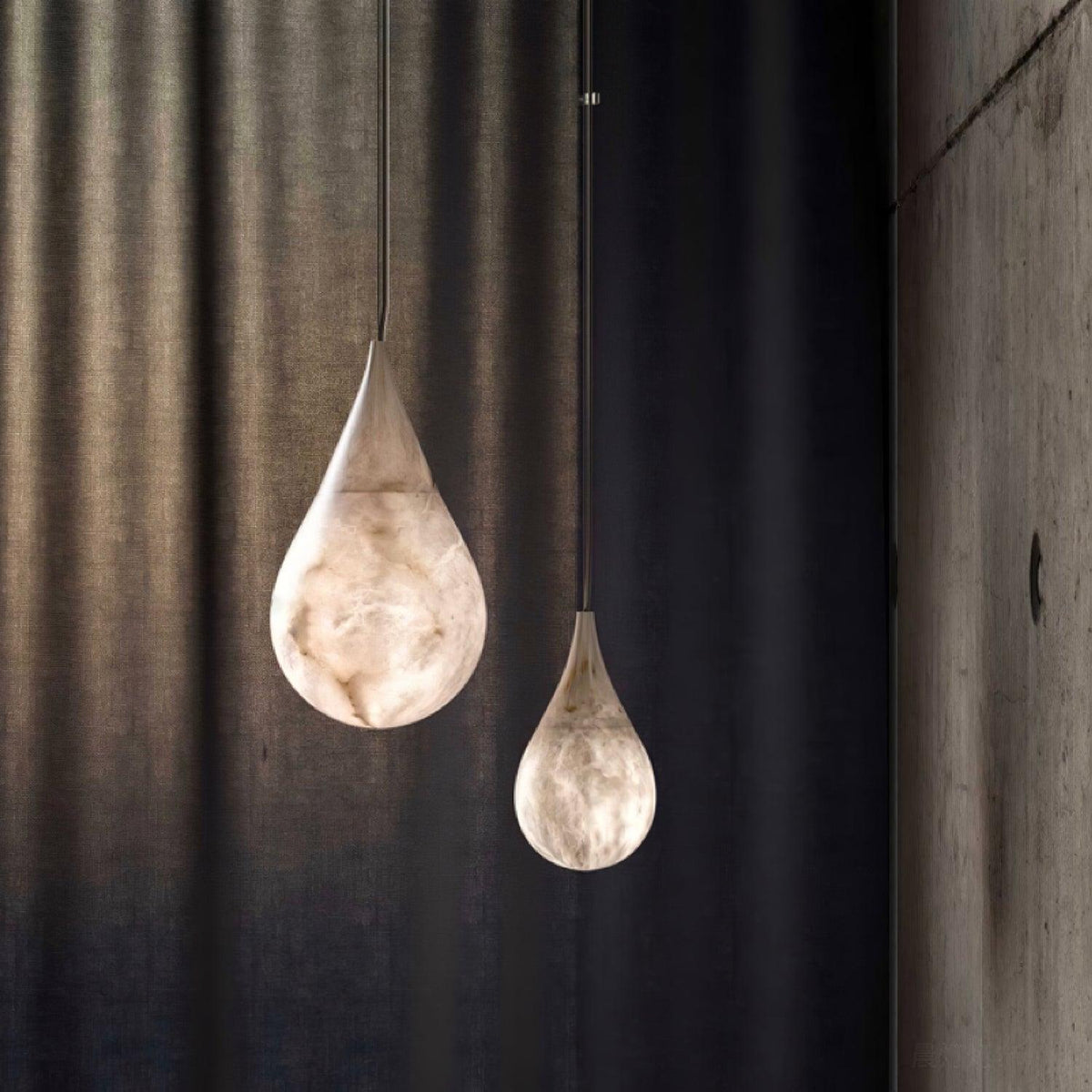 Sorvx hanglamp met marmeren regendruppels
