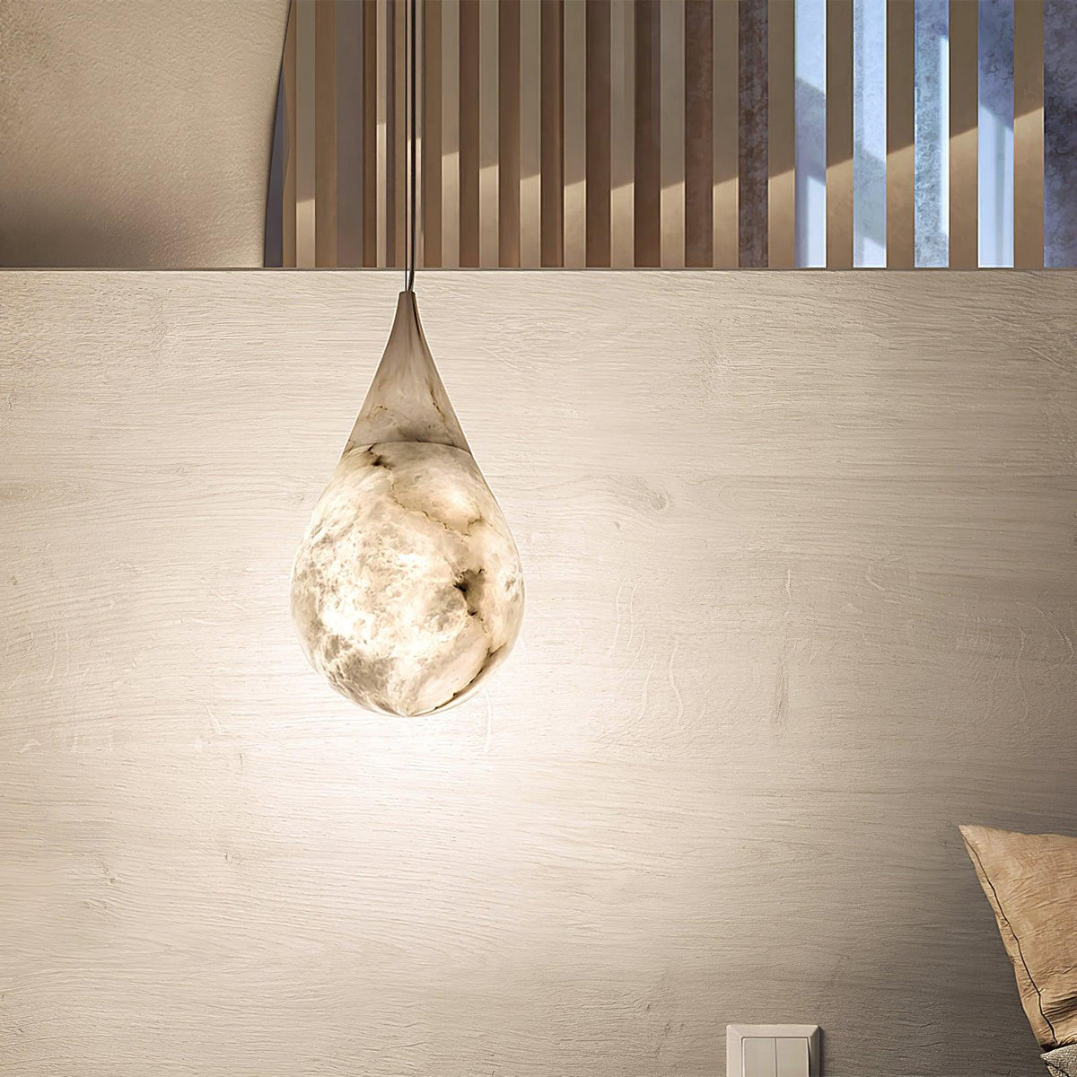 Sorvx hanglamp met marmeren regendruppels