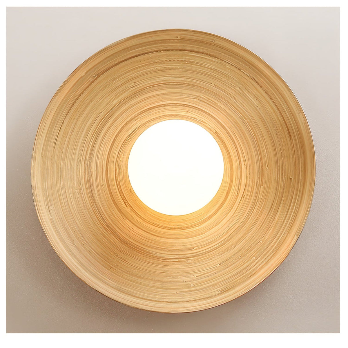 Ivoris plafondlamp Soluna hout Orbital