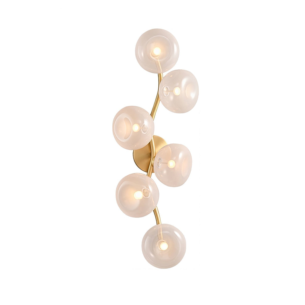 Velarina wandlamp Vine Noordse Kunst glas Metaal