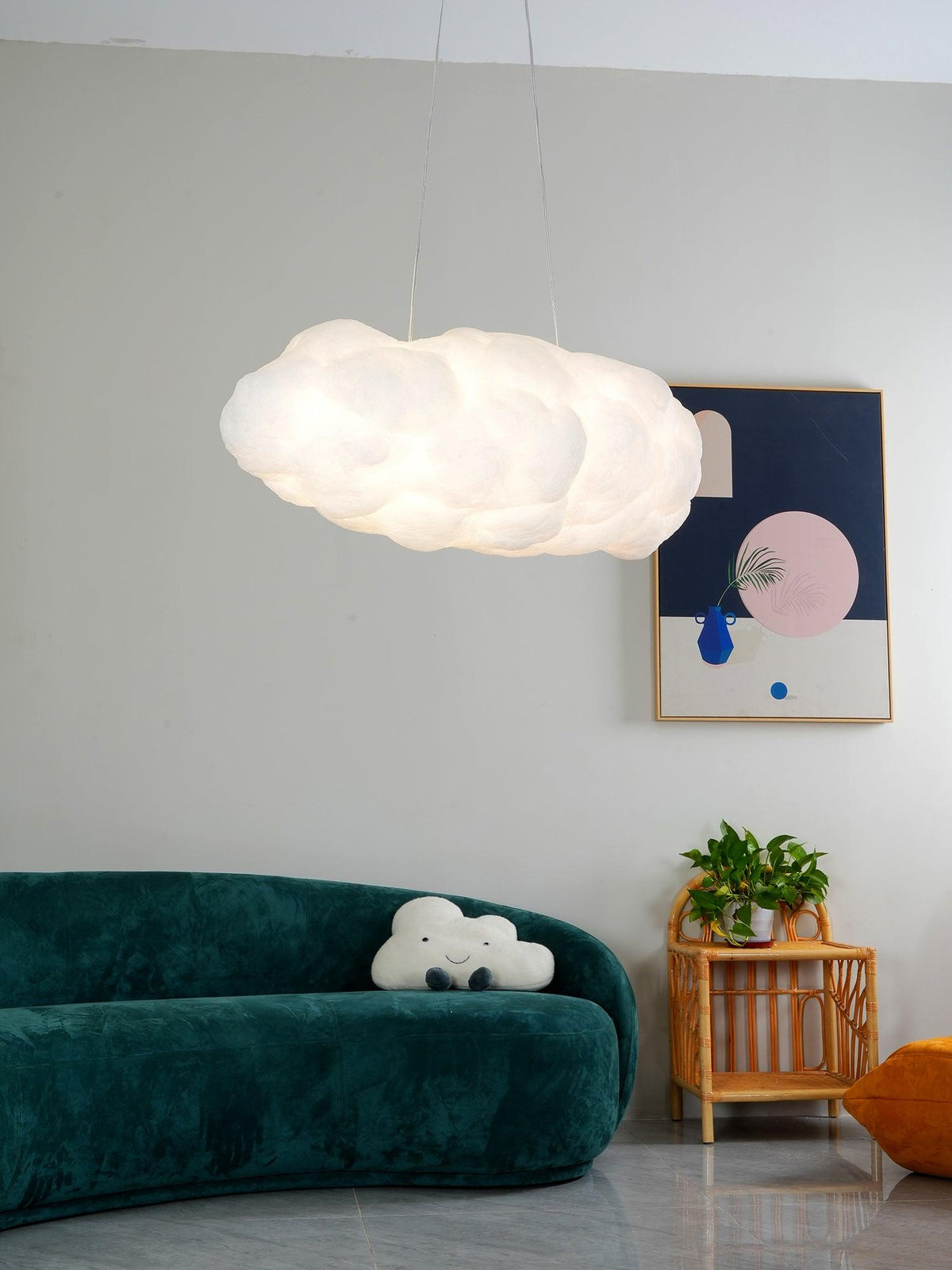 Nively vezel Silk hanglamp