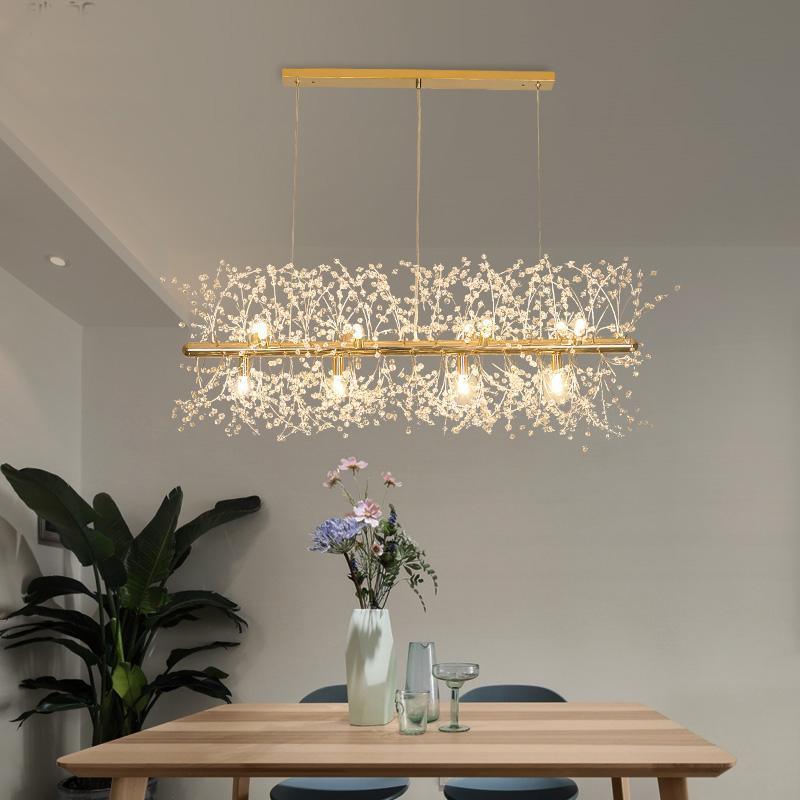 Haze Kroonluchter kristal Dandelion met Kristallen