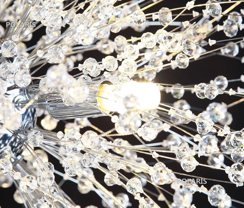 Haze Kroonluchter kristal Dandelion met Kristallen