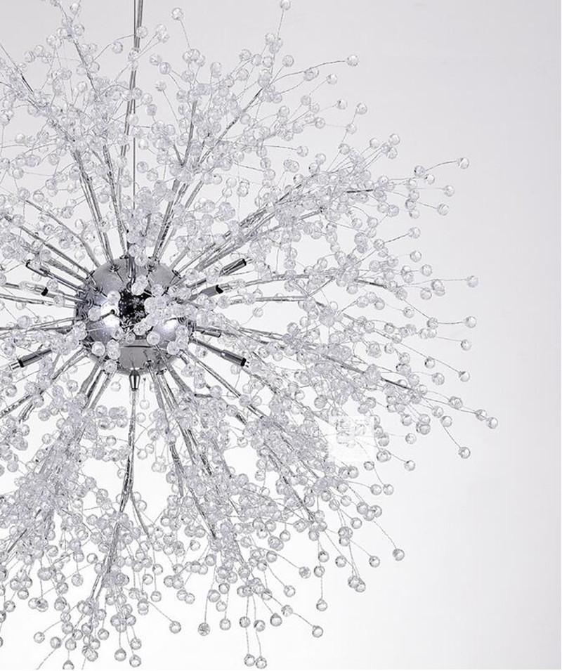 Haze Kroonluchter kristal Dandelion met Kristallen