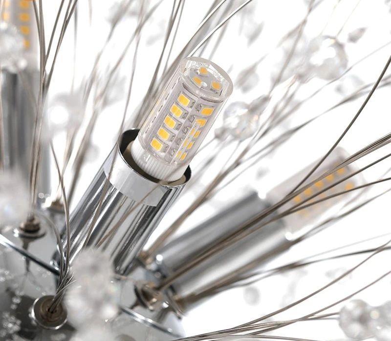 Haze Kroonluchter kristal Dandelion met Kristallen