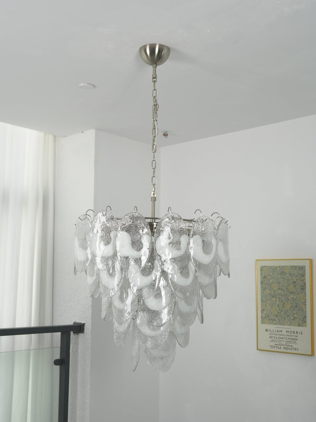Jord elegante kroonluchter van Murano-glas