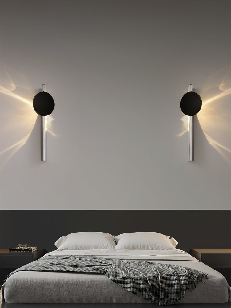 Pethr Wave Minimalistische wandlamp van staal