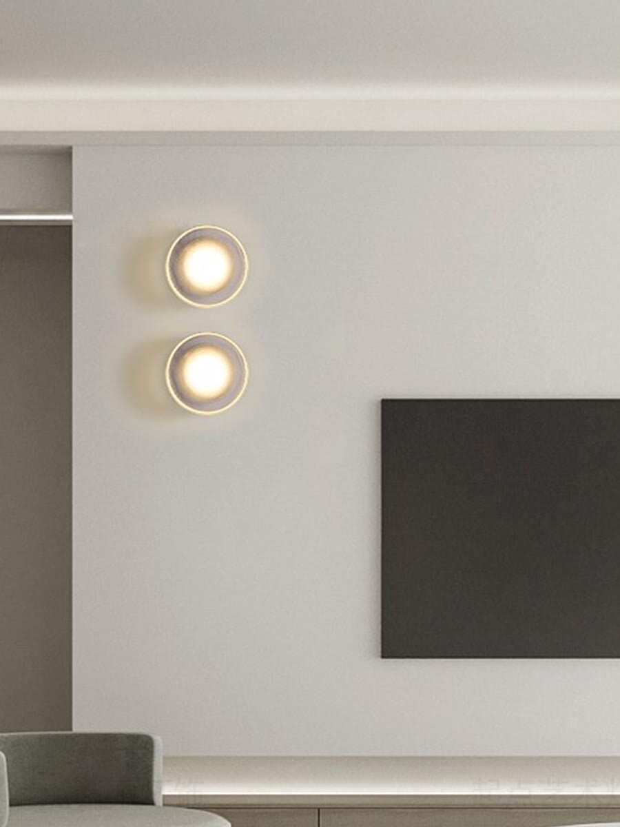 Noct Ribbed glas wandlamp