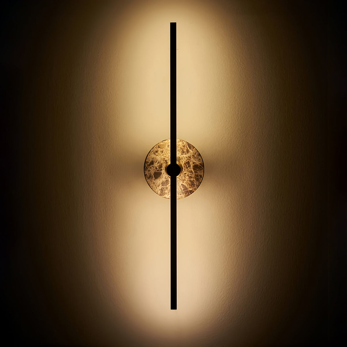 Albivine Lineaire wandlamp met Albast