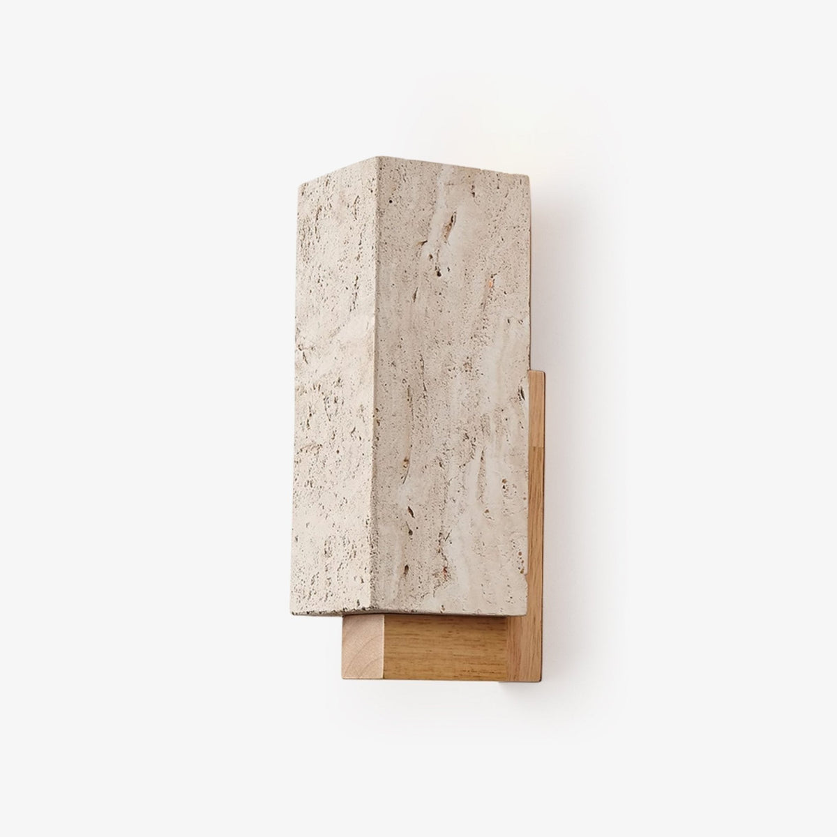 Elsoran travertin Block wandlamp