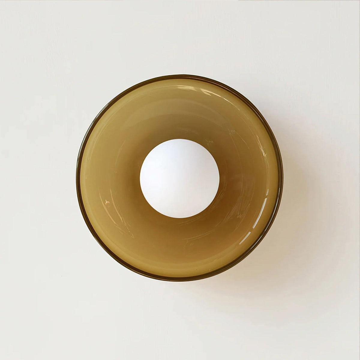 Diroxen plafondlamp oranje ring speels sculpturaal