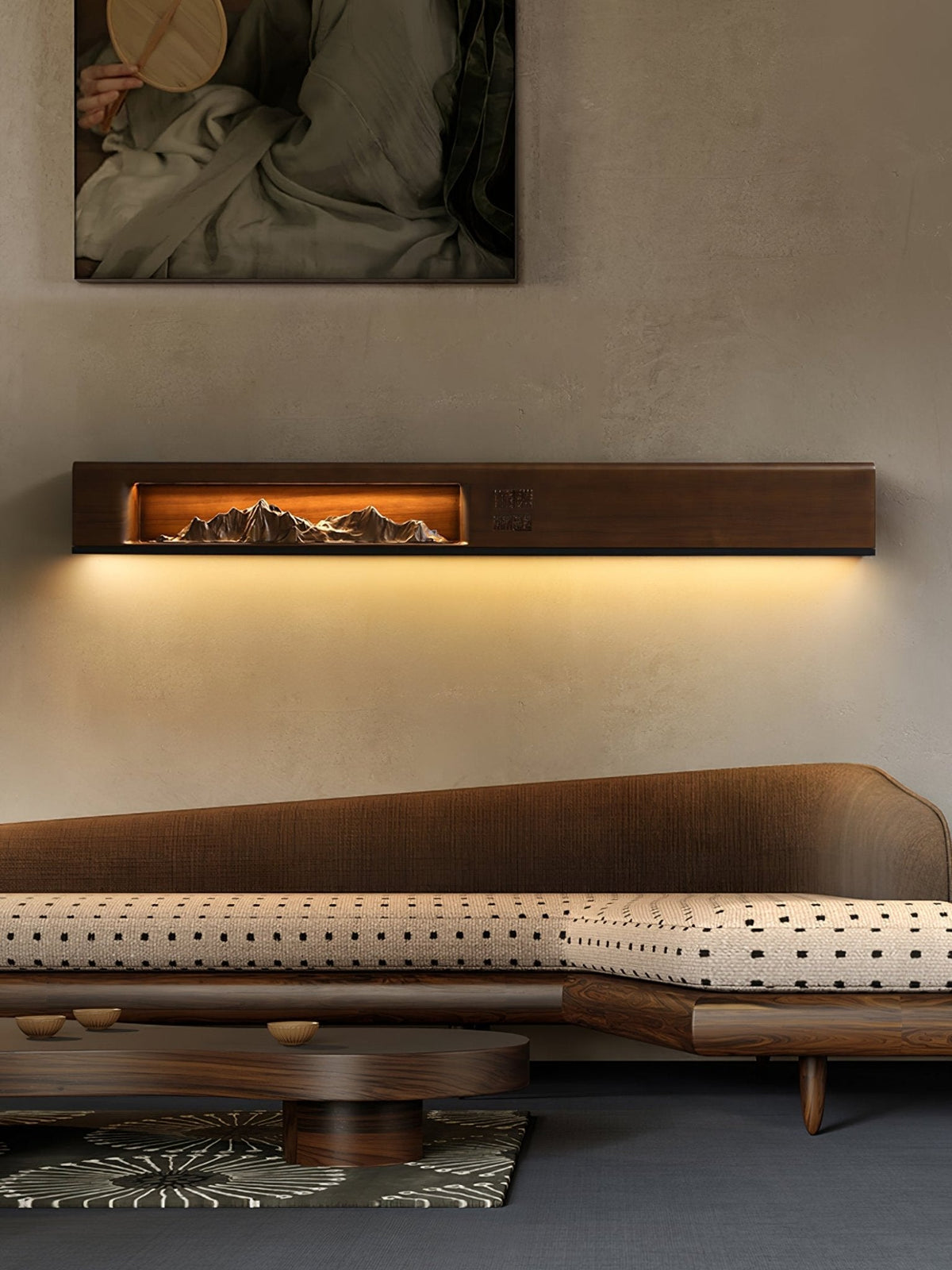 Matthew Moderne wandlamp van hout