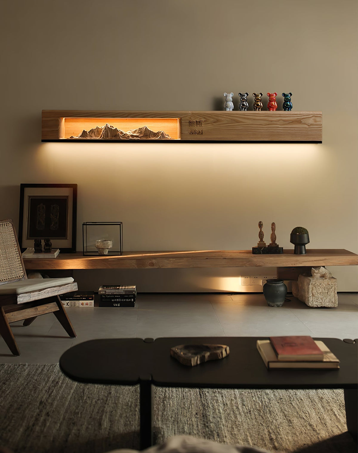 Matthew Moderne wandlamp van hout