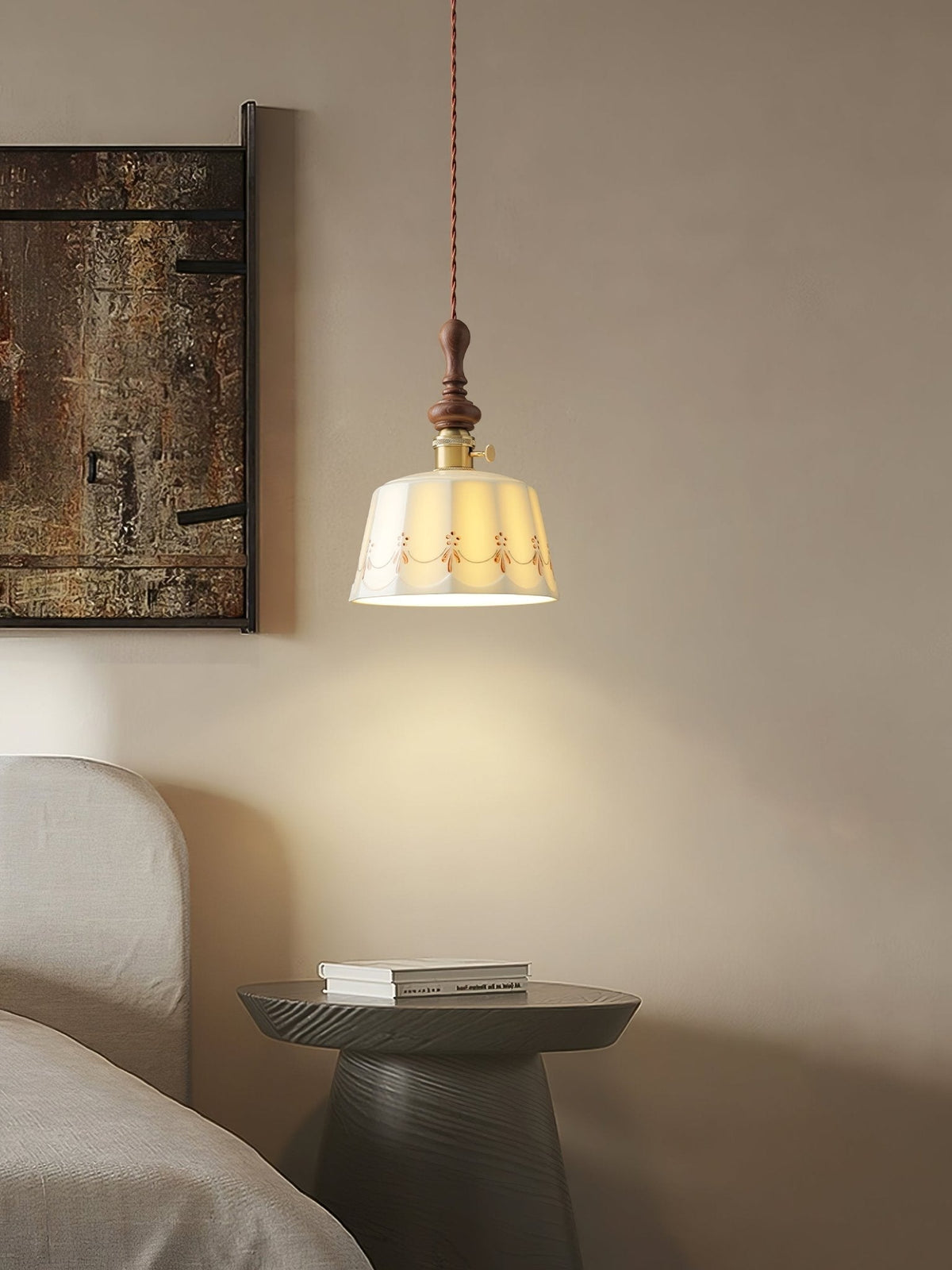 Ceraeyre Vintage Keramische hanglamp