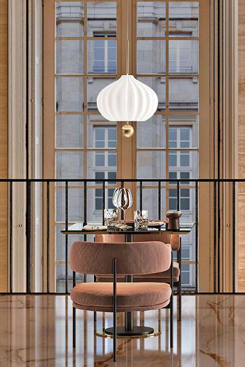 Pivh Vintage messing hanglamp