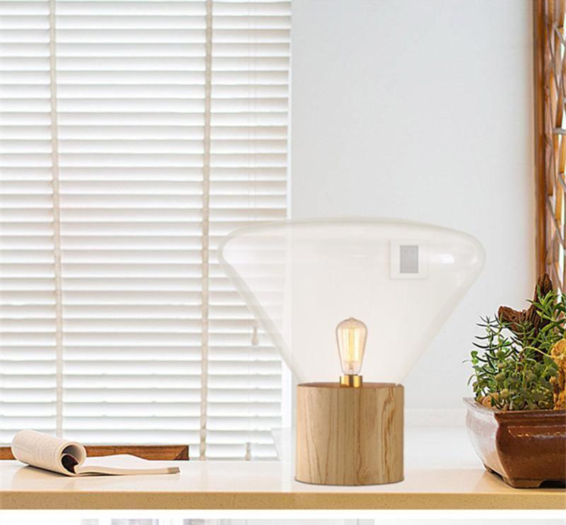 Sylirella Minimalistische houten tafellamp