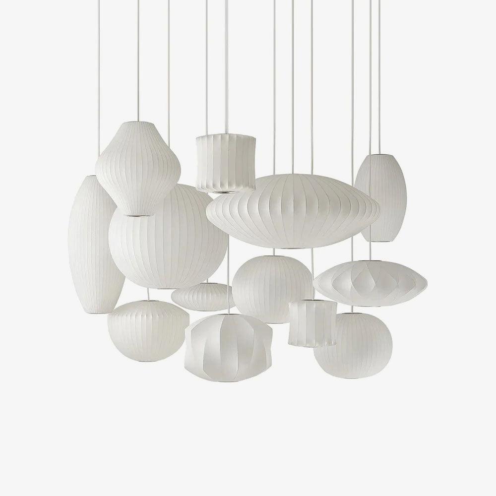 Nebula Bubble Mulberry Silk hanglamp