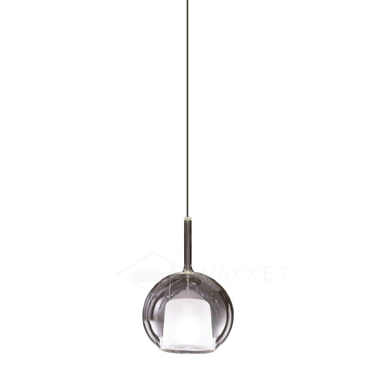 Lioranira hanglamp rookglas rond
