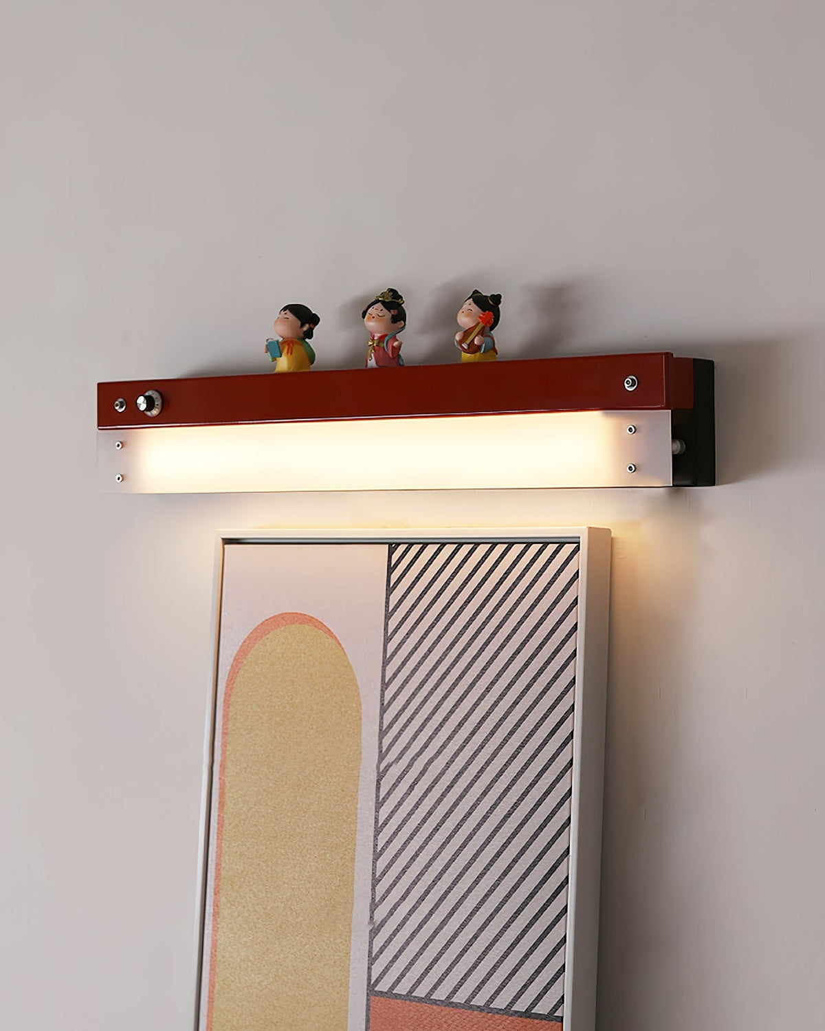 Ziggy wandlamp rood & helder
