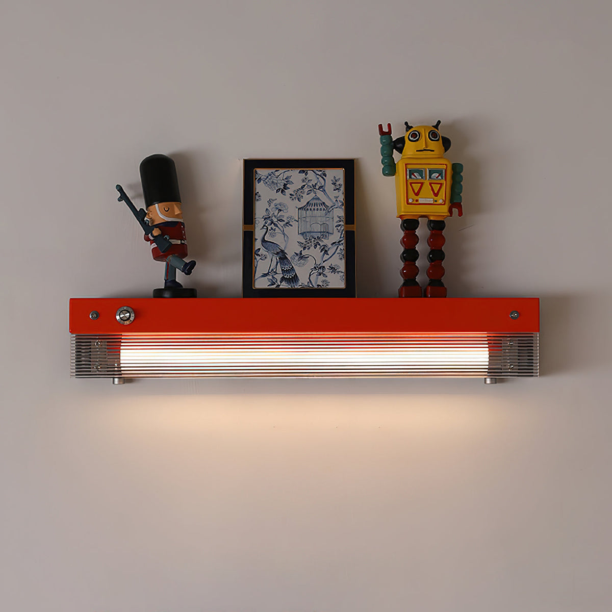 Ziggy wandlamp rood & helder