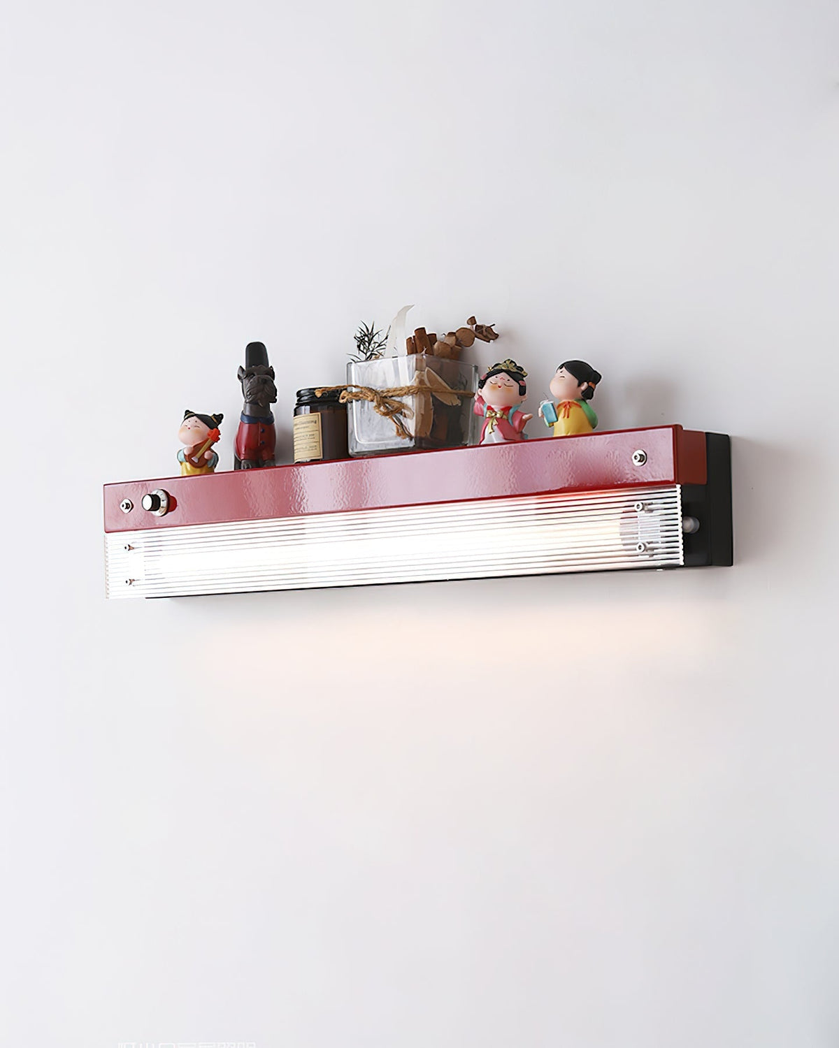 Ziggy wandlamp rood & helder