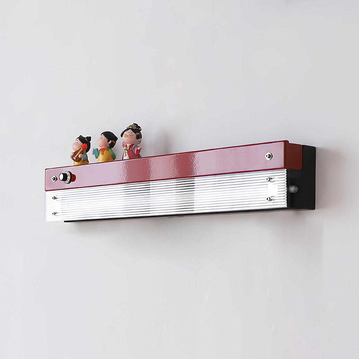 Ziggy wandlamp rood & helder