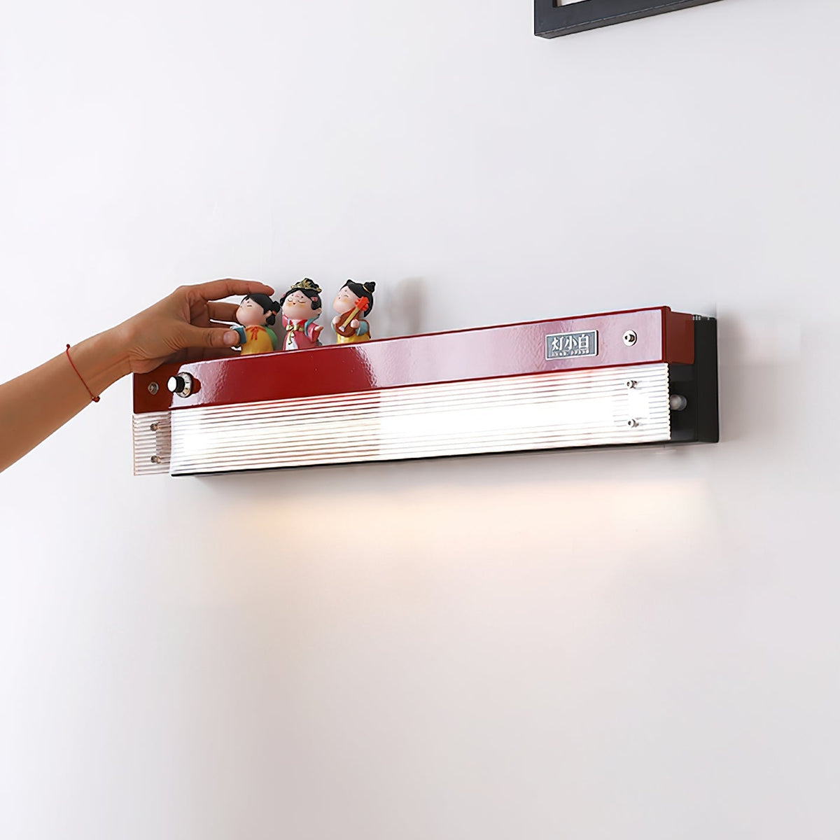 Ziggy wandlamp rood & helder