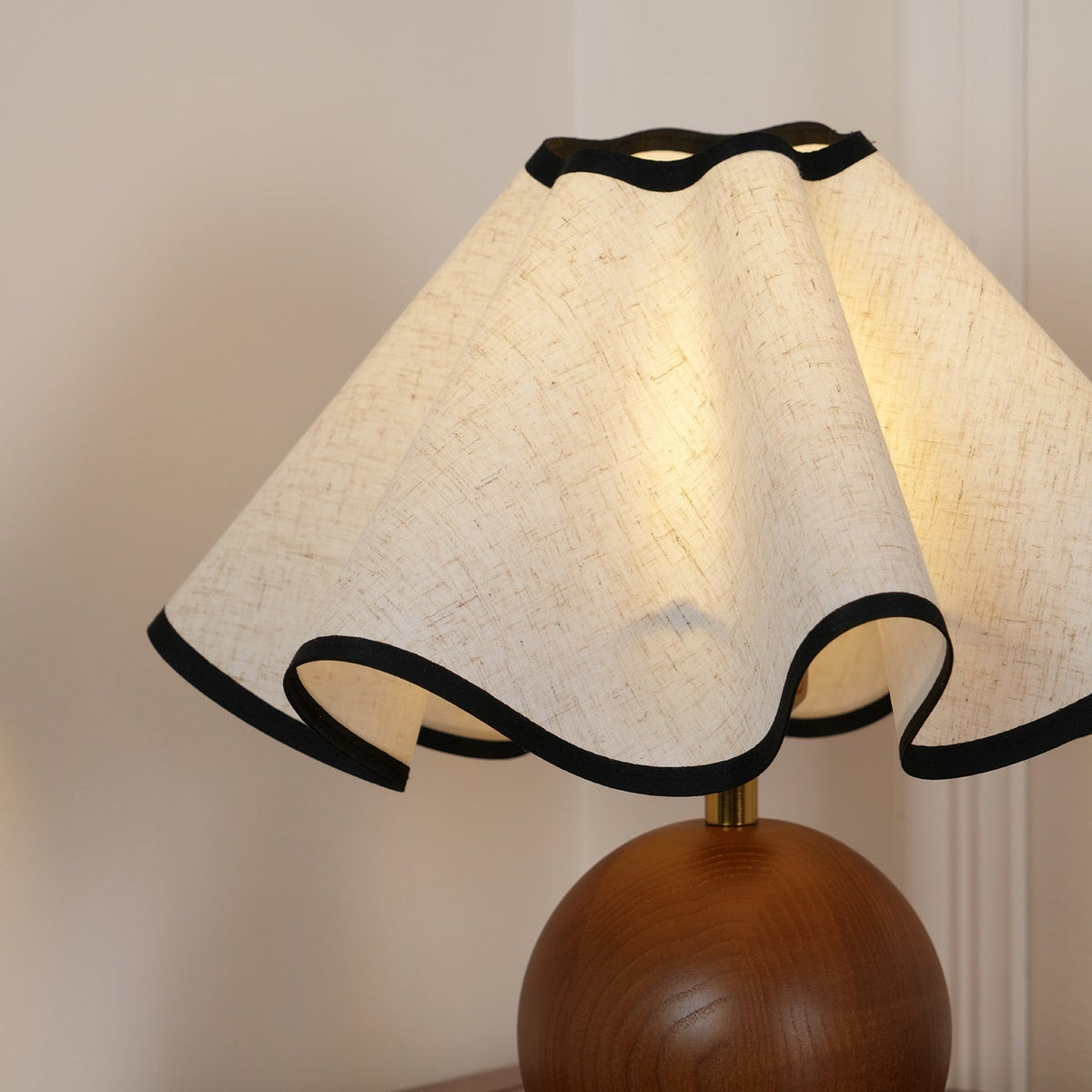 Kalion Houten Stoffen tafellamp